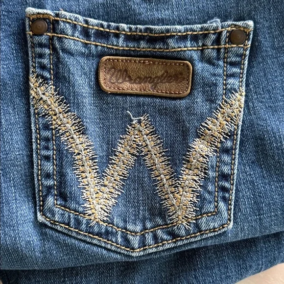 Women’s Wrangler Low Rise Bootcut Jeans Size 3/4 x 34 - Picture 12 of 12